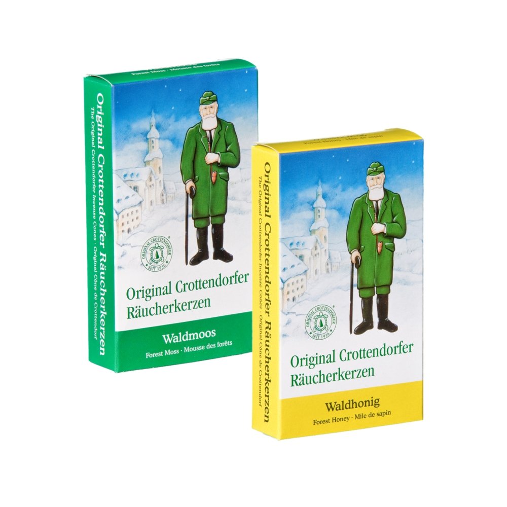 Crottendorfer Incense Cones Set of 2 (2 x 24 pieces) Forest Honey + Forest Moss