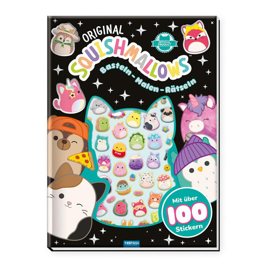 TRÖTSCH - Craft Book with Stickers Original Squishmallows | Crafting Painting Puzzles with Stickers | Ages 6+: Craft Booklet Activity Book Coloring Book [Paperback] [Jun 16, 2025] Trötsch Verlag GmbH & Co. KG