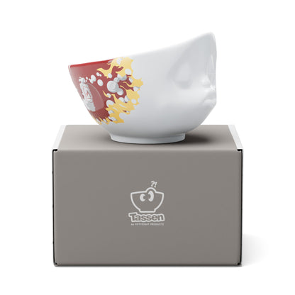 FIFTYEIGHT PRODUCTS / Ciotola, Edizione Speciale "Bacio" (Porcellana, 500 ml, Rosso - Focoso, Made in Germany)