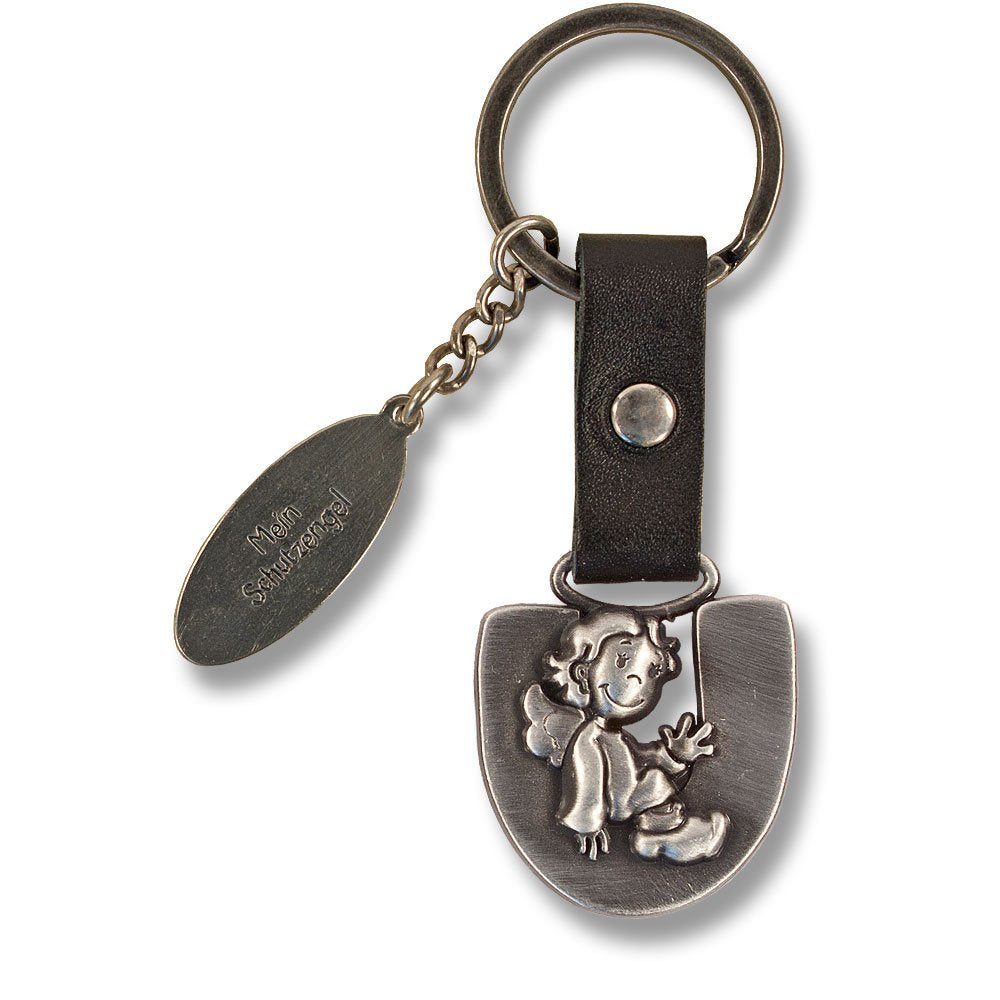 Guardian Angel Keychain Letter U
