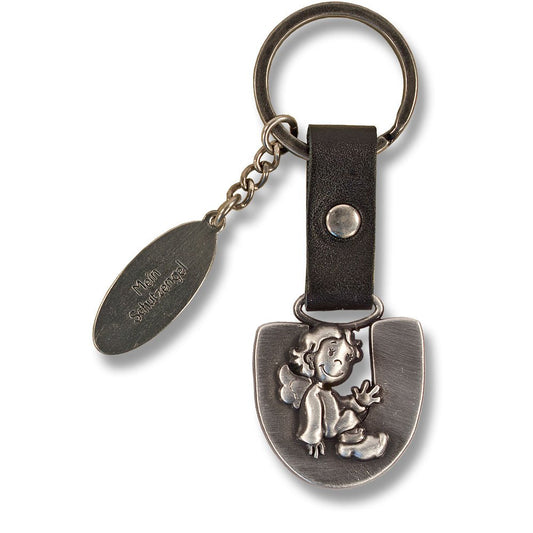 Guardian Angel Keychain Letter U