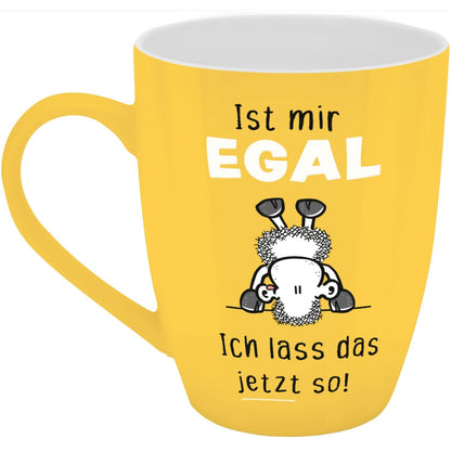 Sheepworld Becher mit Spruch | 350ml | Motiv "Egal"