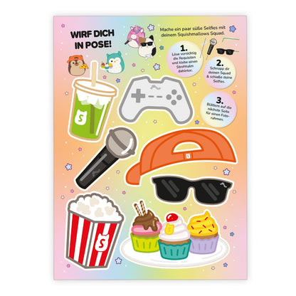 TRÖTSCH - Bastelbuch mit Stickern Original Squishmallows |Basteln Malen Rätseln mit Stickern | Ab 6 Jahren: Bastelheft Beschäftigungsbuch Ausmalbuch [Taschenbuch] [Jun 16, 2025] Trötsch Verlag GmbH & Co. KG