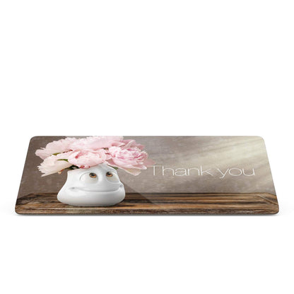 FIFTYEIGHT PRODUCTS / Tazze / Tagliere per la colazione "Danke" (Resopal, 14x23x1 cm, multicolore, Made in Germany)