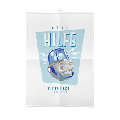 FIFTYEIGHT PRODUCTS / Tassen / Geschirrtuch “SPÜL Hilfe (Made in Germany)