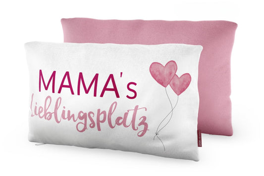 La Vida Cotton Cushion, "Mama's Favorite Spot", Rectangular, 40 x 25 cm