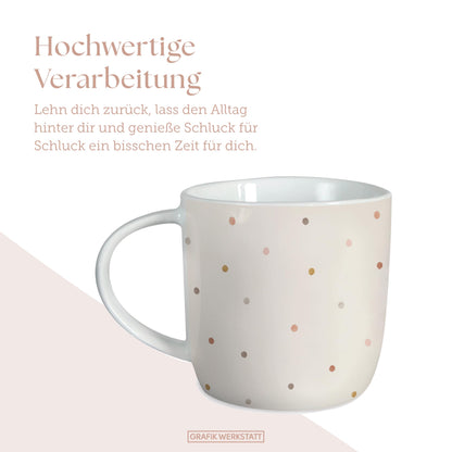 Tazza da caffè con scritta Grafic-Werkstatt 300 ml | Tazza in porcellana | Tazza del buon umore