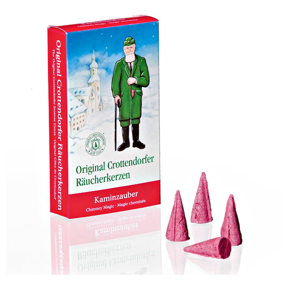 OLShop AG 3-Pack Crottendorfer Incense Cones Chimney Magic 3 x 24 Pieces, Incense Cones, Christmas Candles, Incense Pyramid