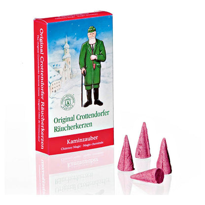 OLShop AG 3-Pack Crottendorfer Incense Cones Chimney Magic 3 x 24 Pieces, Incense Cones, Christmas Candles, Incense Pyramid
