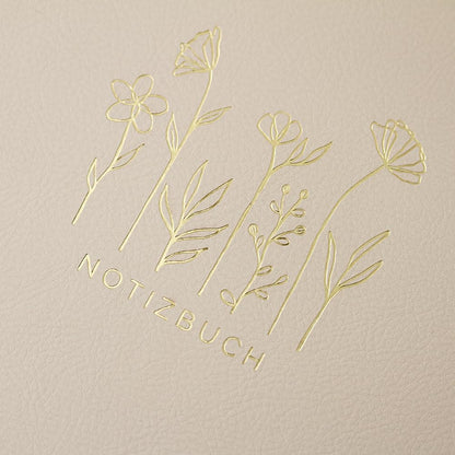 Graphic Workshop Notebook Softcover | 148 Lined Pages | 18 x 23.5 cm | Flowers