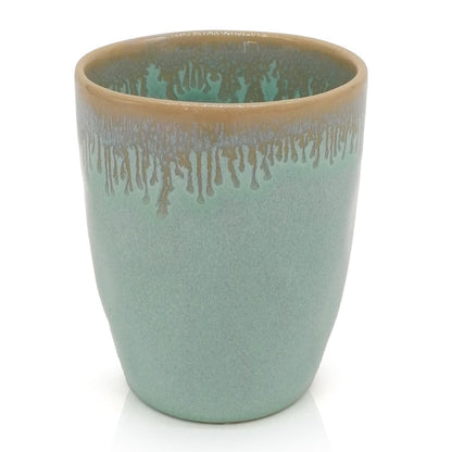 Mea-Living STONEWARE Mug turquoise, handmade stoneware, 280 ml, beautiful handmade tableware