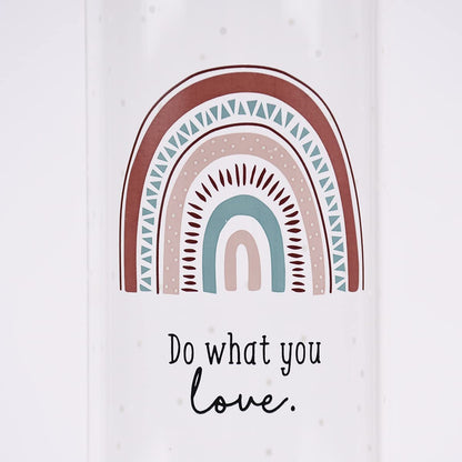 Grafik Werkstatt Borraccia in vetro con frase divertente | con laccetto | 550 ml