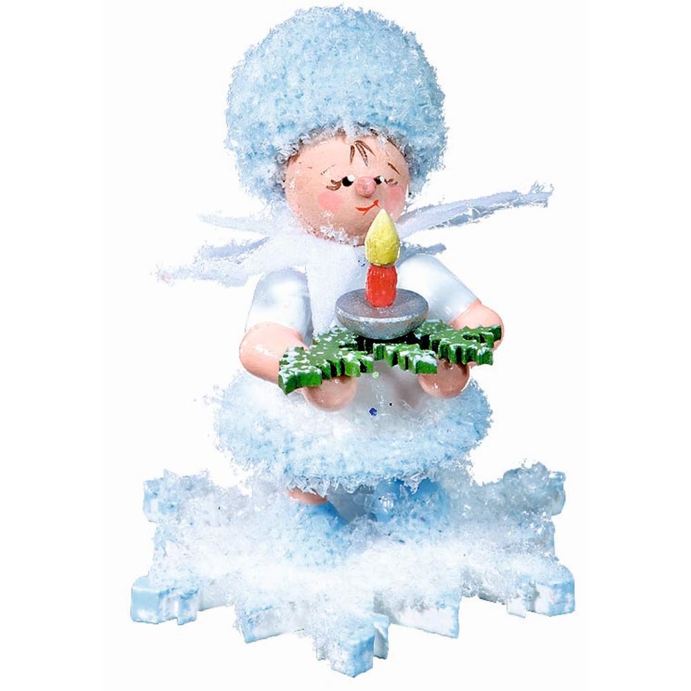 Kuhnert Woodturning Snowflake with Light - 5 cm