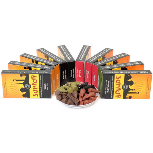 Crottendorfer Original Incense Cones - 10x20 Value Pack - SANTALI Mixture Ore Mountains
