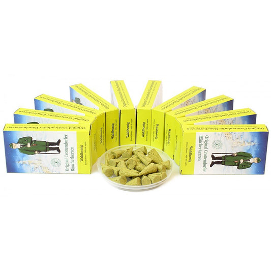 Original Crottendorf Incense Cones - 10x24 Value Pack - Forest Honey Ore Mountains