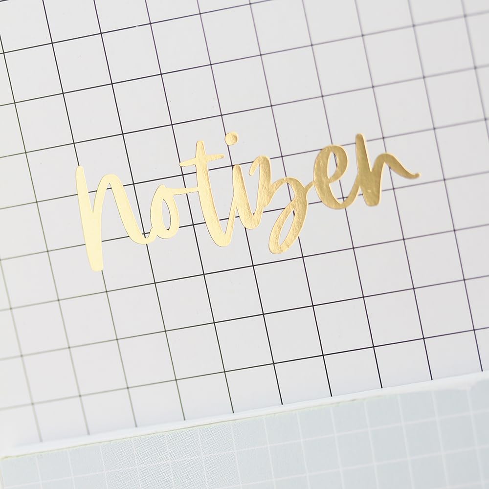 Grafik-Werkstatt Blocco magnetico con finitura oro | Blocco a strappo | 50 fogli | Note