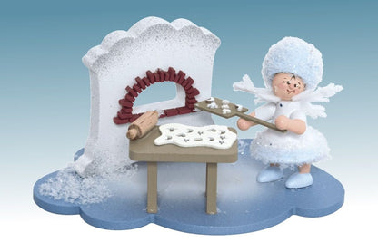 Drechslerei Kuhnert | Fiocco di neve su nuvola | Pasticceria natalizia