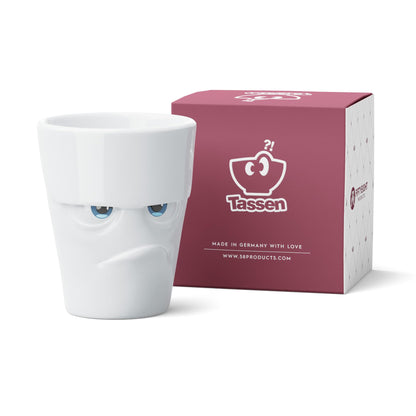 FIFTYEIGHT PRODUCTS / Handled Mug "Grumpy" - Movie Edition - (Porcelain, 350 ml, white, Made in Germany)