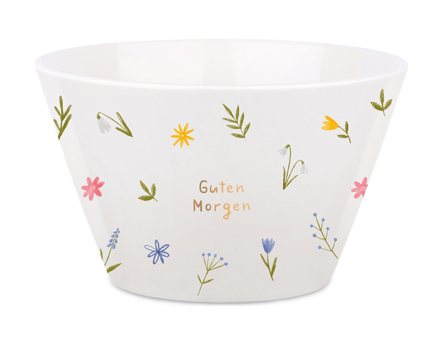 Grafik-Werkstatt Cereal Bowl | with real gold | Porcelain | Good Morning