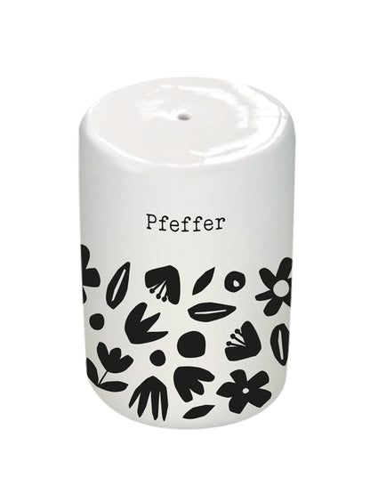 Graphics Workshop Salt & Pepper Shakers | "Blümchen" Set | Porcelain