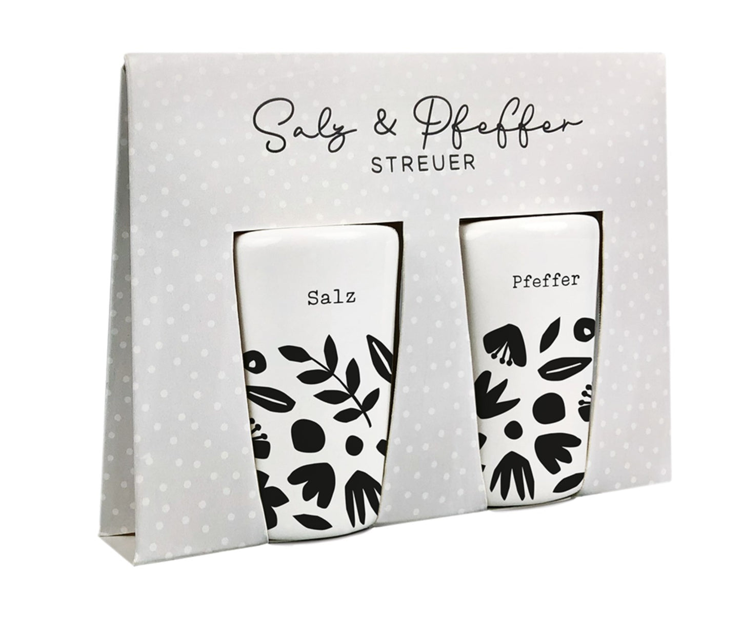 Graphics Workshop Salt & Pepper Shakers | "Blümchen" Set | Porcelain