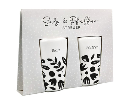 Graphics Workshop Salt & Pepper Shakers | "Blümchen" Set | Porcelain