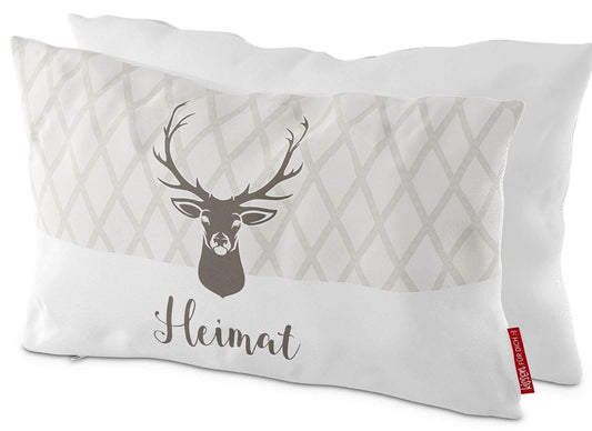 La Vida Cotton Cushion, "Heimat", Rectangular, 40 x 25 cm