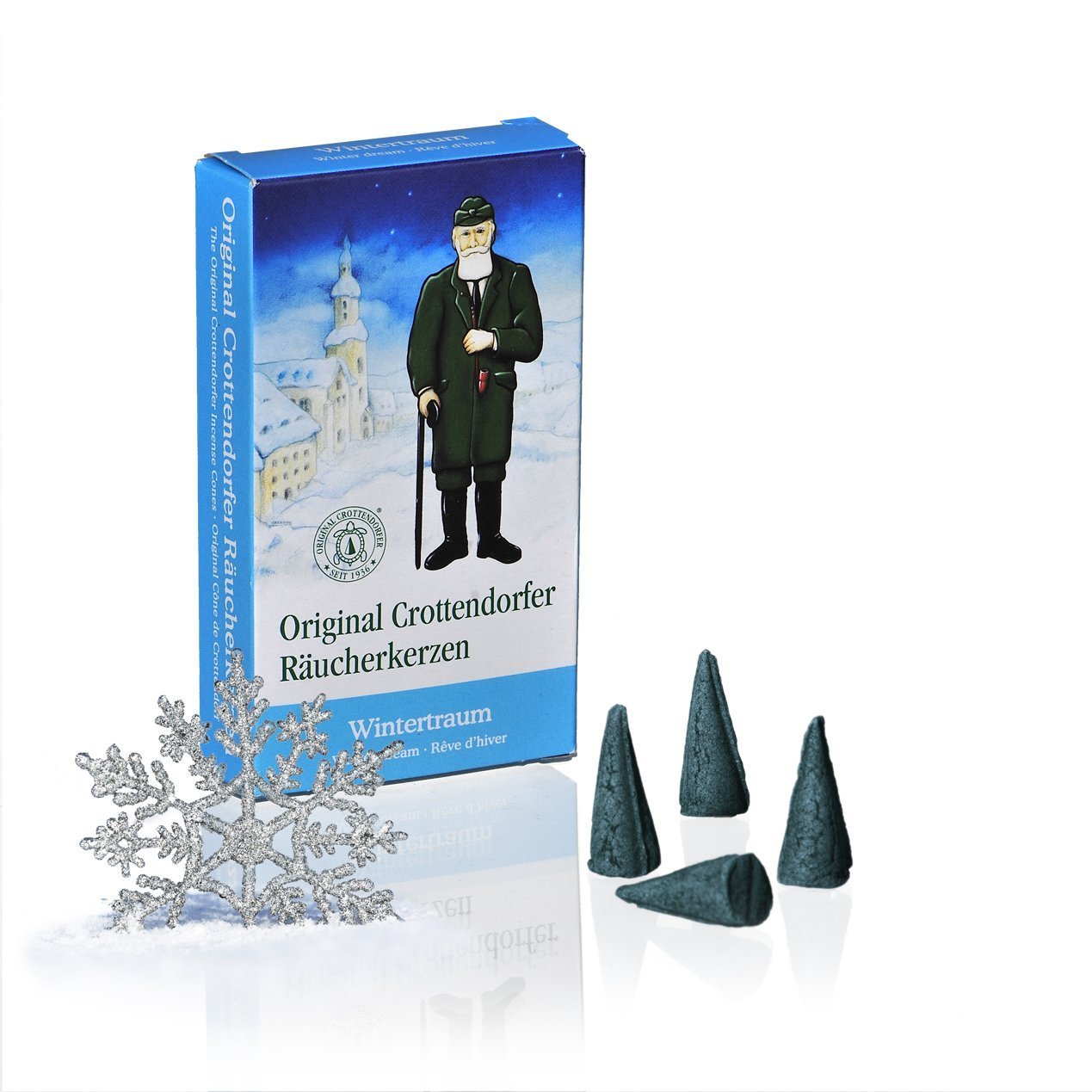 Crottendorfer Incensi 5er-Set (5 x 24 pezzi) Profumo di Natale, Sogno d'inverno, Profumo d'Avvento, Magia del camino, Mela alla cannella