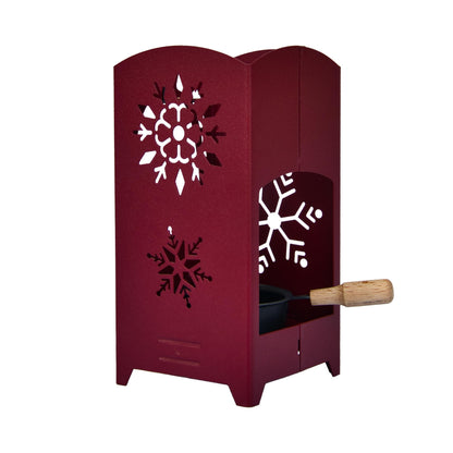 Crottendorf Incense Lantern, "Snowflake", crimson