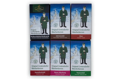 Crottendorfer Räucherkerzen Incenso - Profumo Finissimo Taglia unica 1 x 6 confezioni assortite