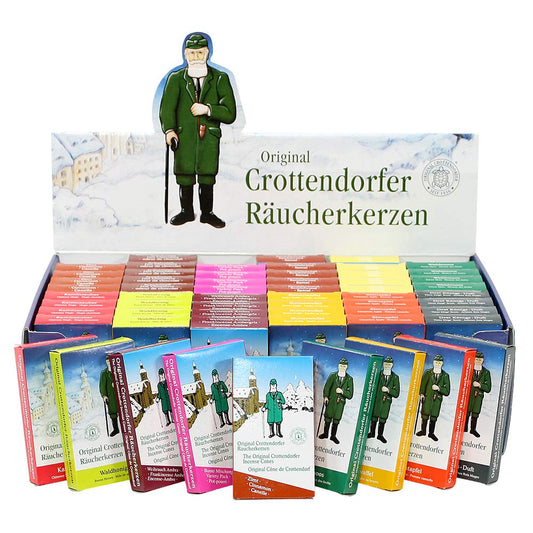 60-piece set of Crottendorfer incense cones (12 scents, 5 packs each)