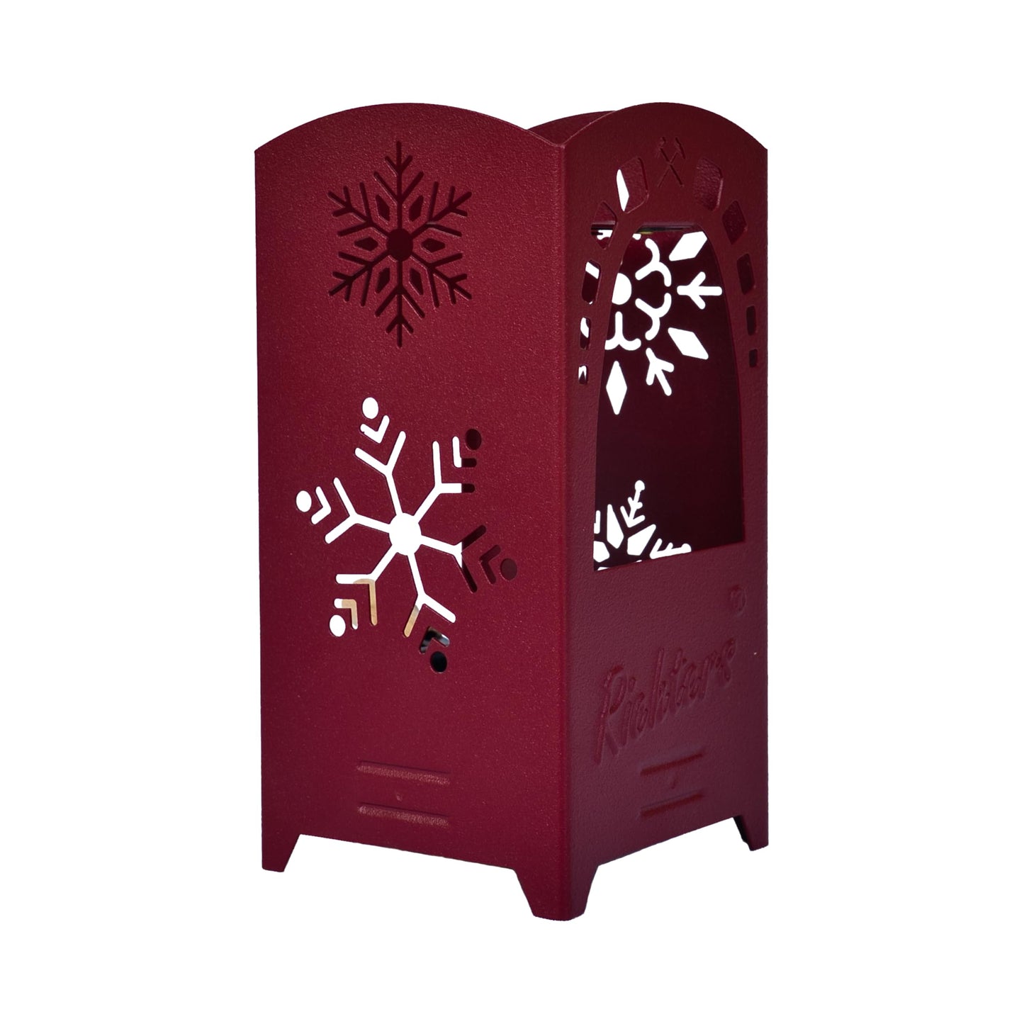 Crottendorf Incense Lantern, "Snowflake", crimson