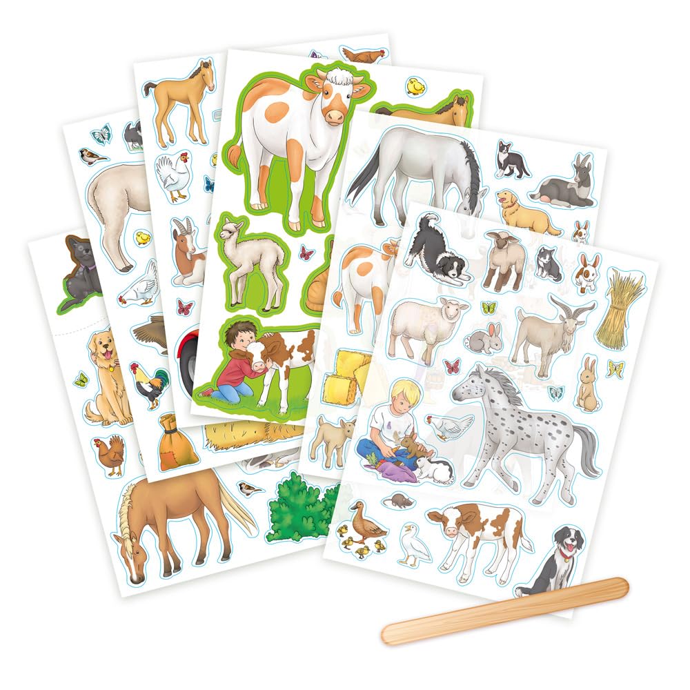 TRÖTSCH - Activity Case My Colorful Farm Case | Case with a game and coloring book, sticker pages and mini-posters | From 3 ... Educational toy Travel companion Play case [Other accessories] [Aug 28, 2025] Trötsch Verlag GmbH & Co. KG