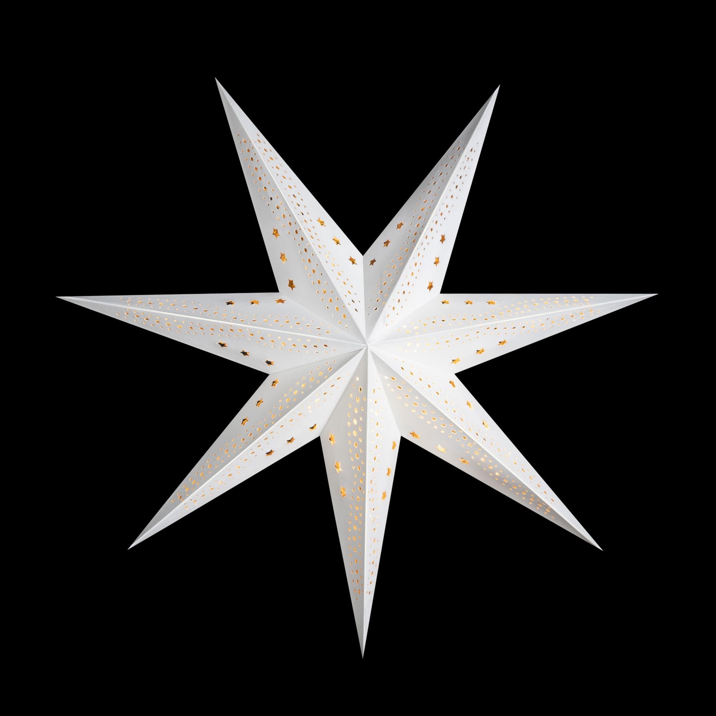 DecoTrend GmbH Sterntaler Decorative Star | Christmas Star Paper | Velvet | Folding Star | 75cm | Indoor | Light Bulb | Mains Plug