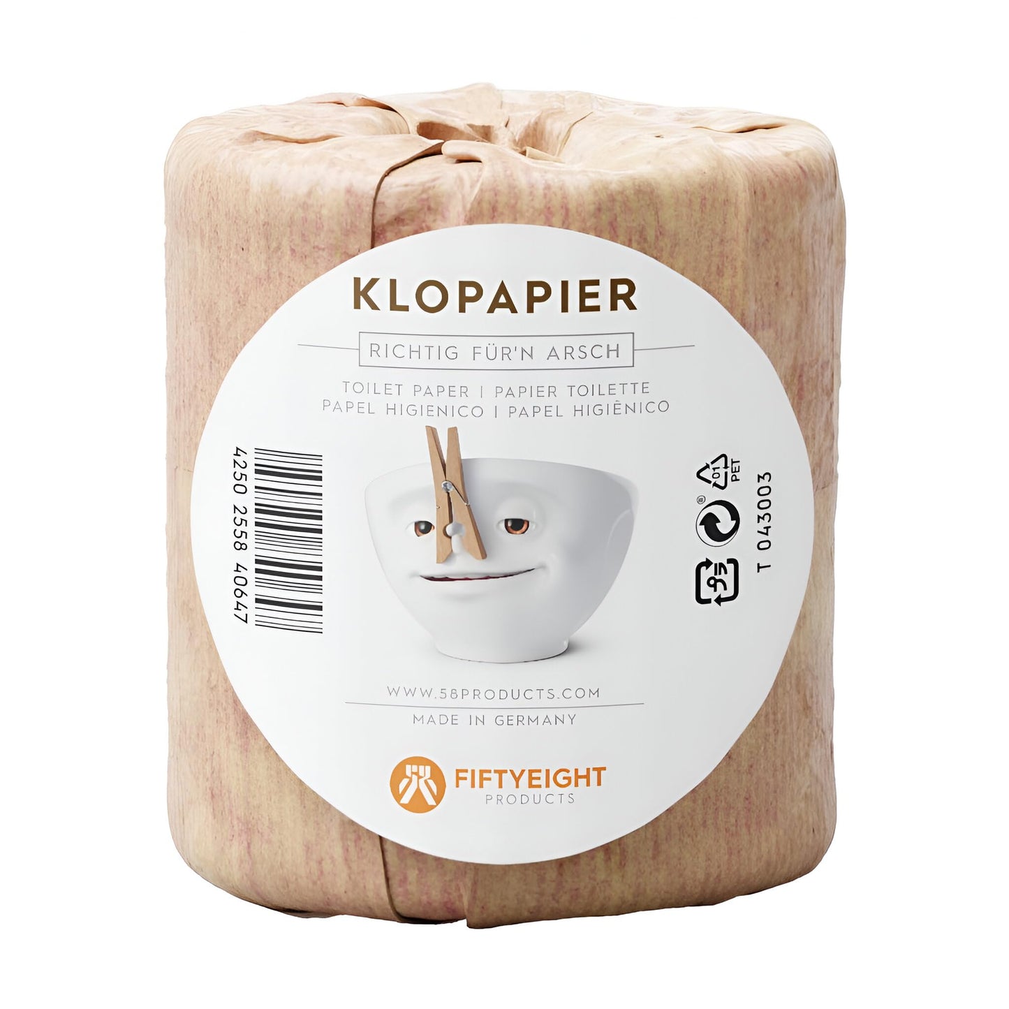 FIFTYEIGHT PRODUCTS / Toilet Paper - Right for Your Ass / Funny Toilet Paper