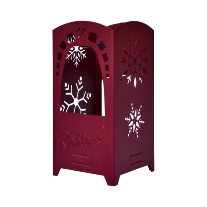 Crottendorf Incense Lantern, "Snowflake", crimson