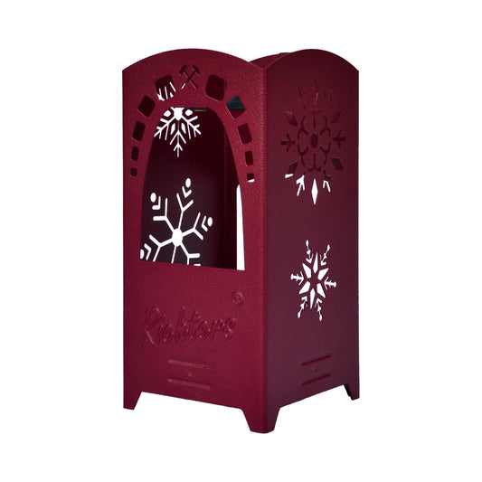 Lanterna fumé di Crottendorf, "Fiocco di neve", rosso porpora