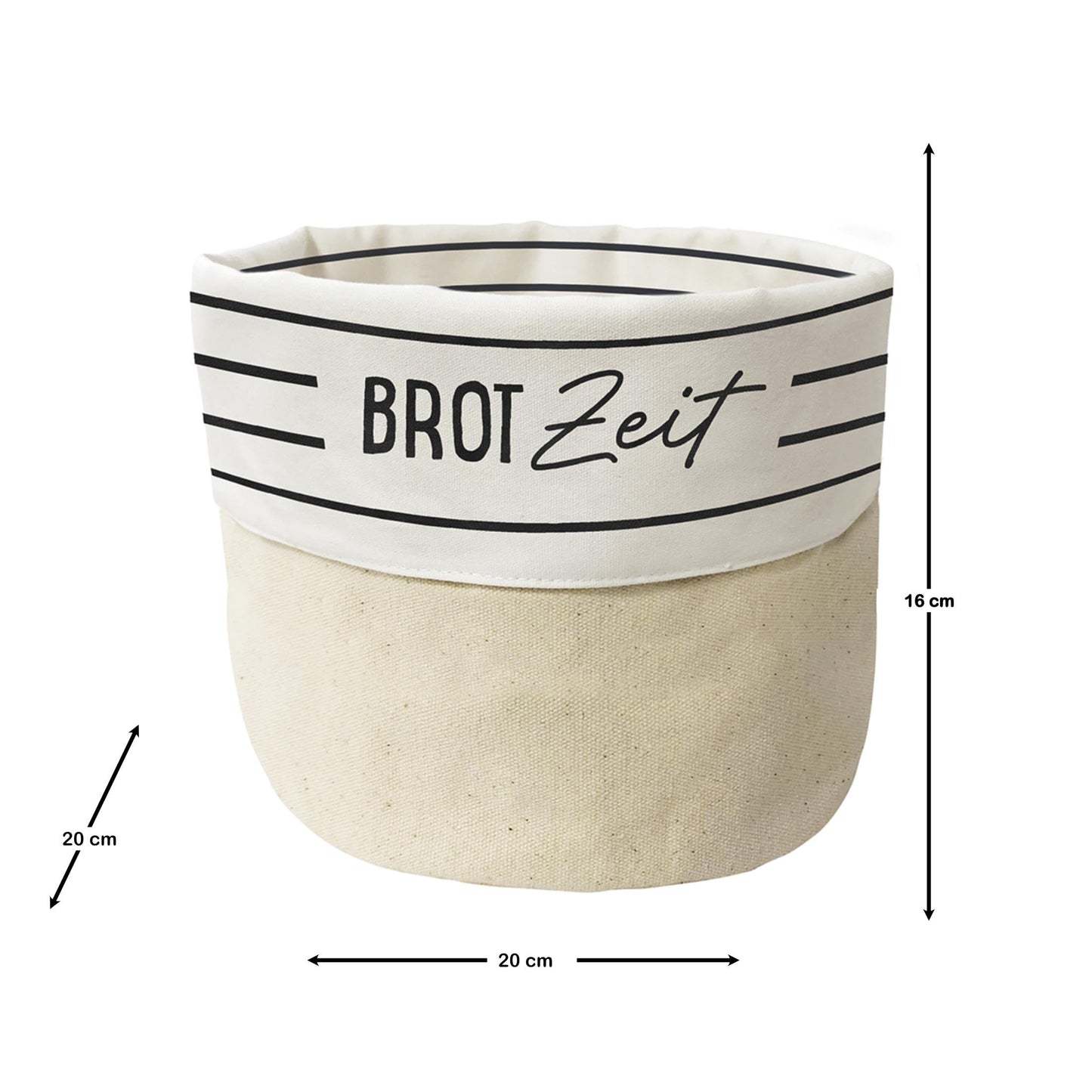 Grafik Werkstatt fabric basket made of 100% cotton | bread basket | storage basket | picnic