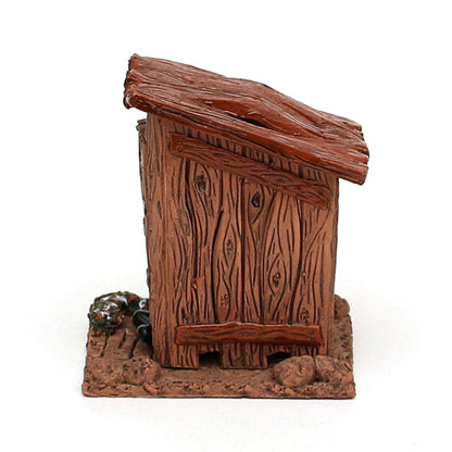 Casetta in ceramica per incenso "Stilles Örtchen" Ceramica Artigianale 7,5 x 7 x 9,5 cm…