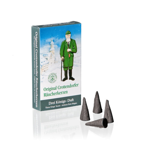 Crottendorfer 1010 Original Incense Cones THREE Kings Scent 24 pieces, Size M