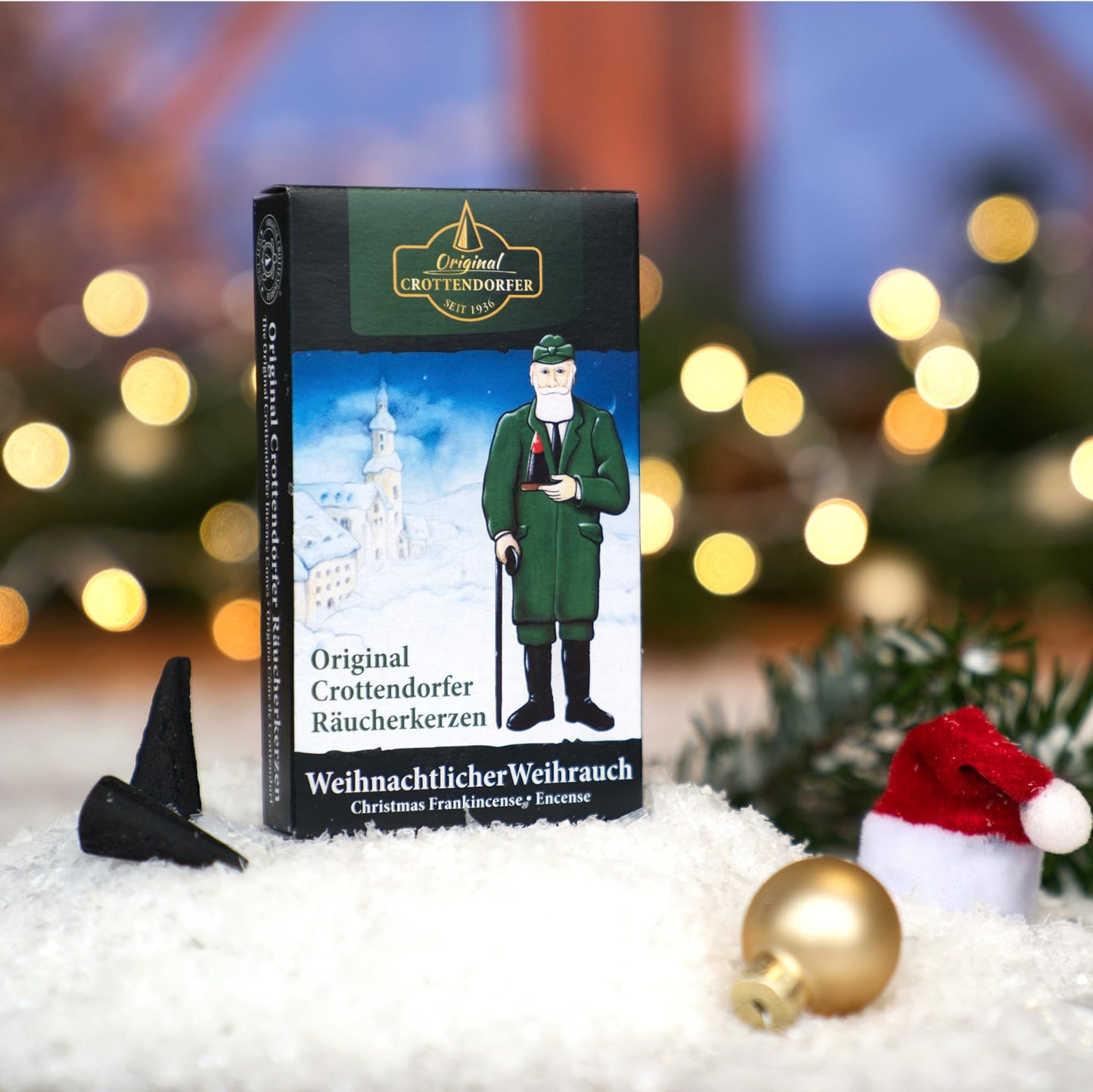 Crottendorfer Incense Cones Set of 10 (10 x 24 pieces): 2 x Winter Dream, 2 x Cinnamon Apple, 2 x Colorful Mix, 2 x Christmas Scent, 2 x Christmas Frankincense