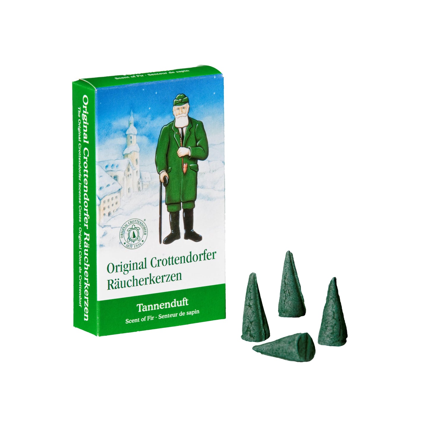 Crottendorf Incense Cones Set of 3 (3 x 24 Pieces) Fir Scent