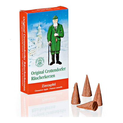 Crottendorfer Räucherkerzen set da 3 (3 x 24 pezzi) Mela alla cannella