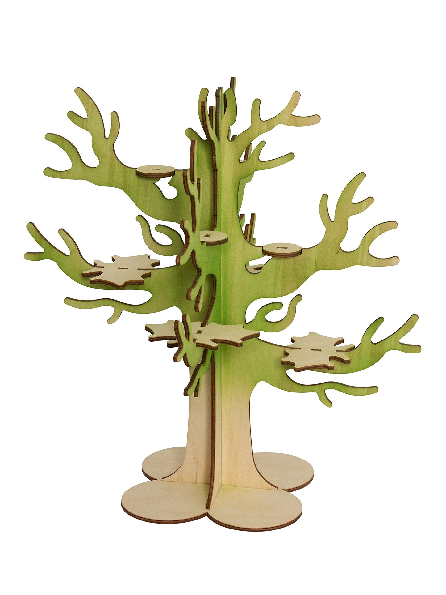 Kuhnert - Albero delle civette - Albero deciduo da tavolo - Posti per 12 mini civette - Altezza: 45 cm - Fatto in Germania