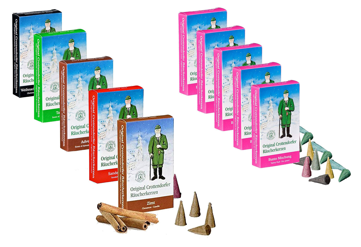 Crottendorf Incense Cones (Assortment 1, 10 packs)
