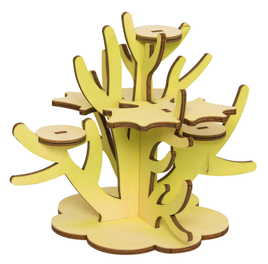 Kuhnert - Owl Tree - Shrub for Standing - Seating for 7 Mini Owls - Height: 16 cm - Made in Germany