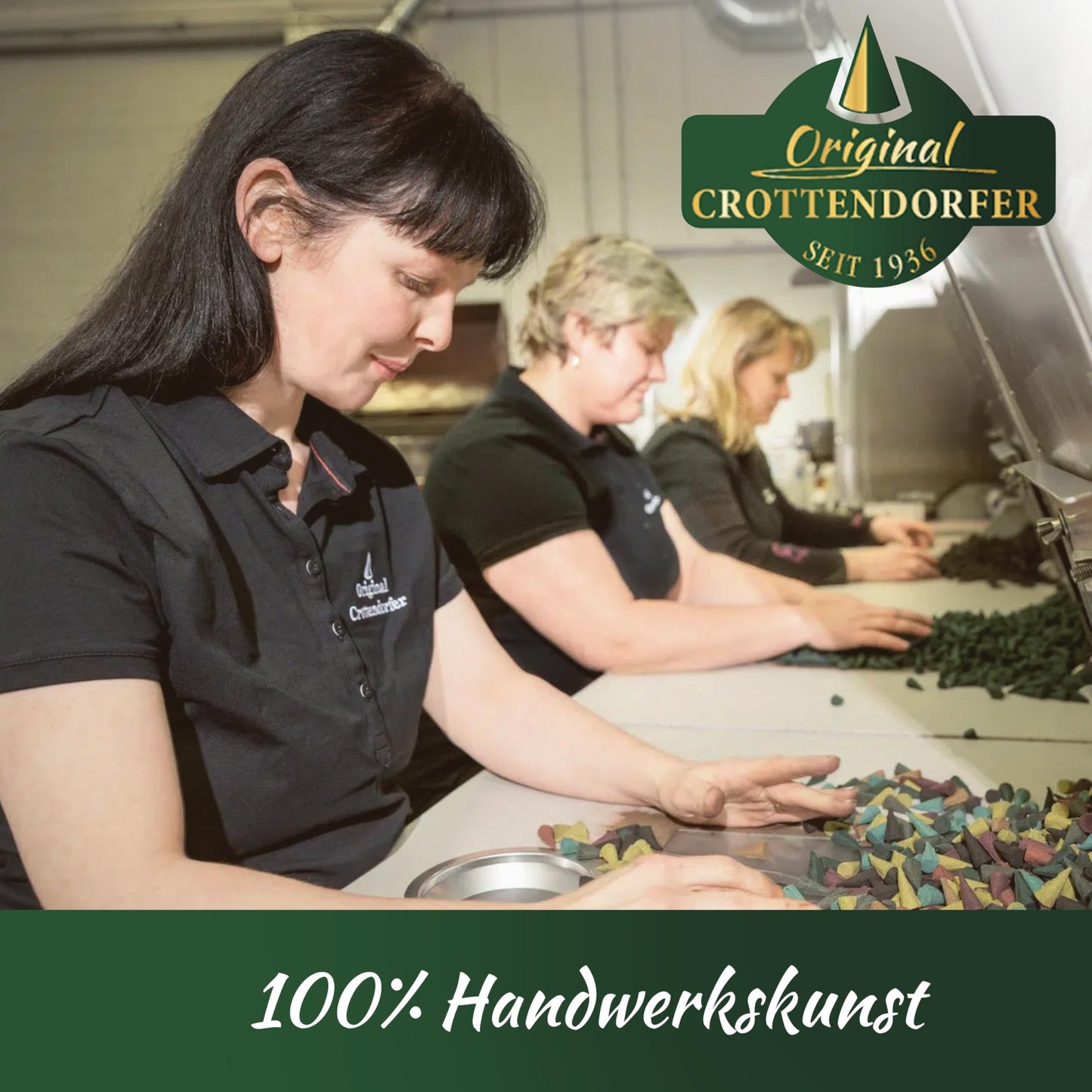 Original Crottendorfer - Incense Cones - Scent: various - Quantity: 24 pieces - Size: M - Made in Germany