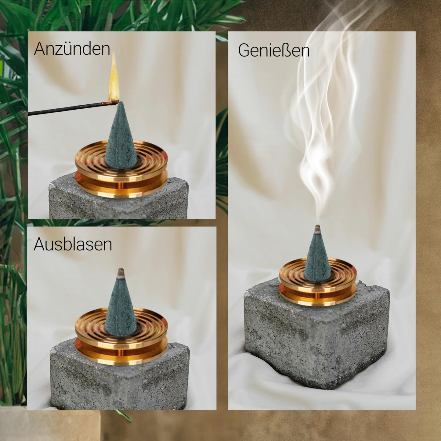 Crottendorfer Incense Cones Set of 10 (10 x 24 pieces): 2 x Winter Dream, 2 x Cinnamon Apple, 2 x Colorful Mix, 2 x Christmas Scent, 2 x Christmas Frankincense