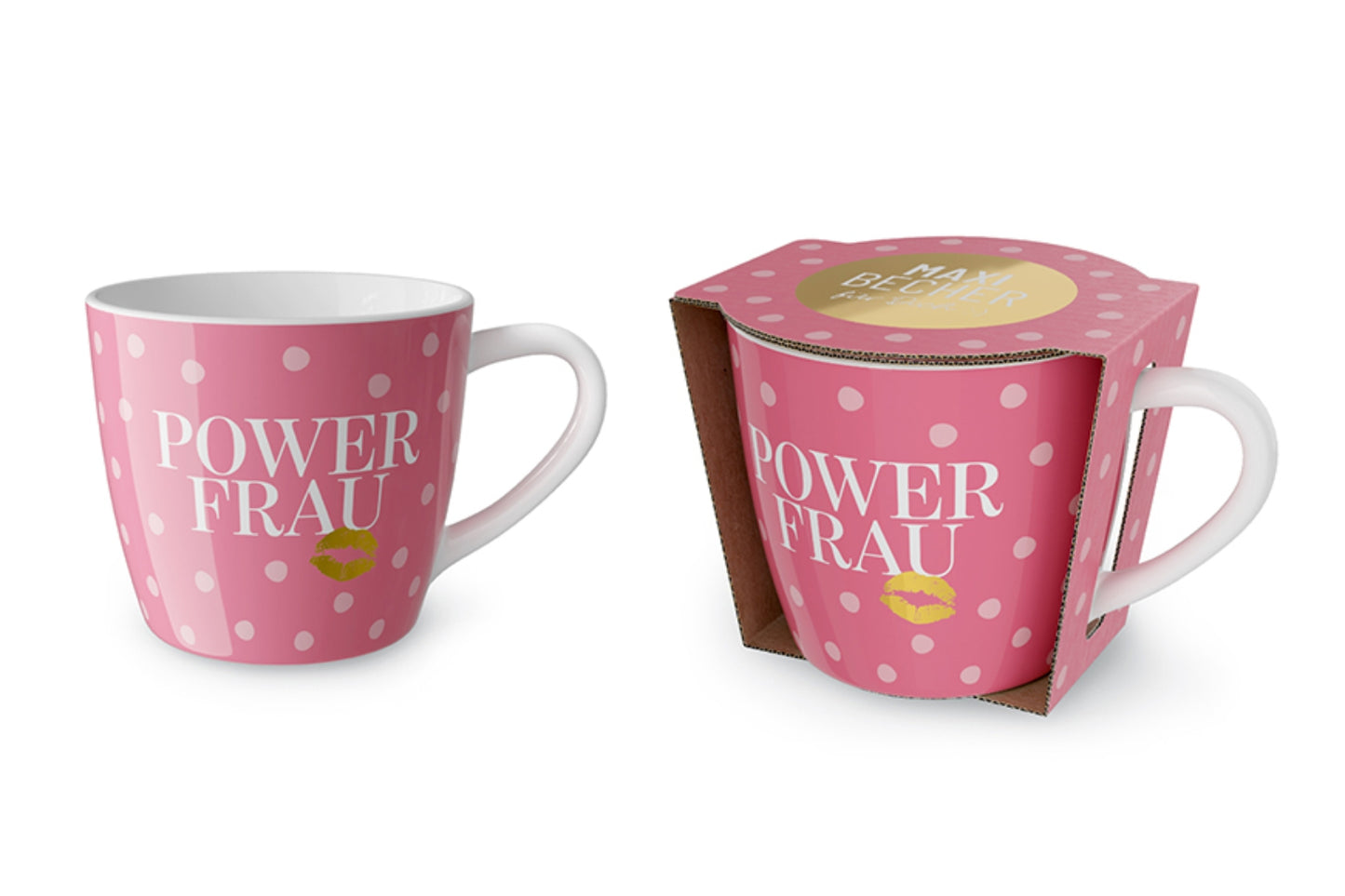 La Vida Maxi-Becher für Dich | 400 ml | "POWERFRAU"