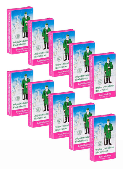 Original Crottendorfer Incense Cones 10x 24 pcs (Assorted Mix, Pack of 10)